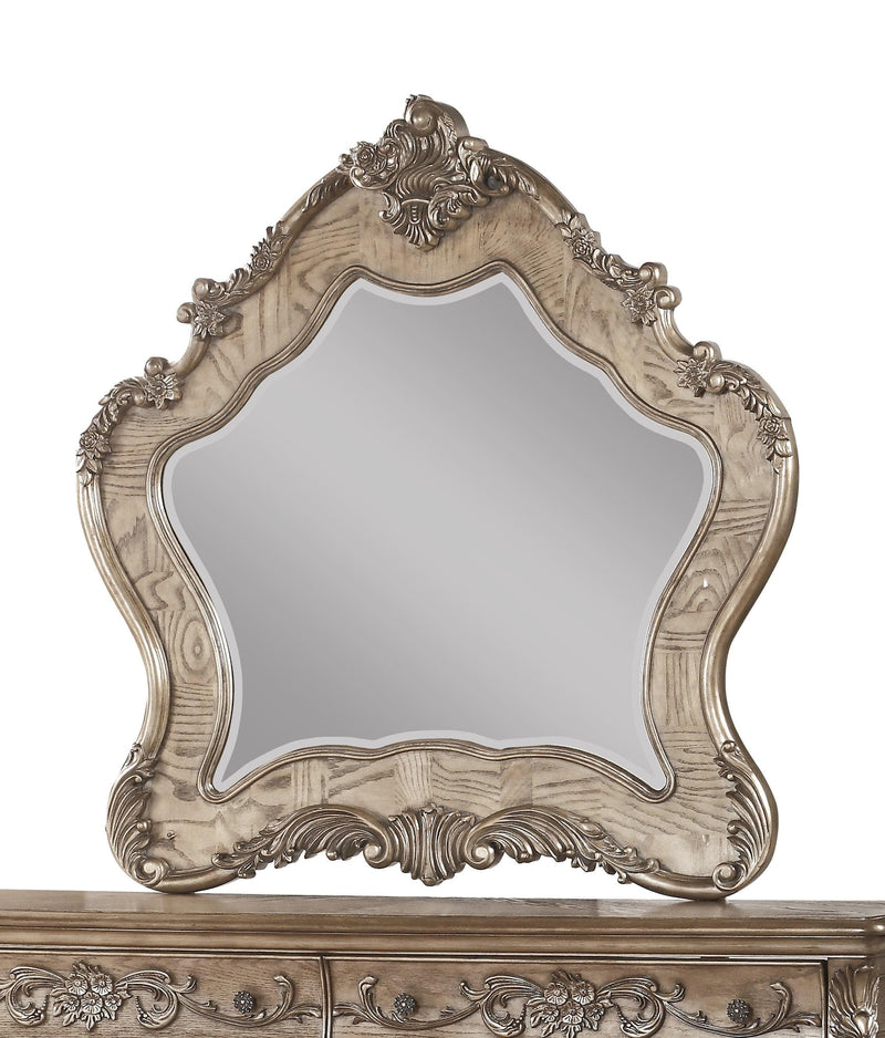 Ragenardus Vintage Oak Mirror - Ornate Home
