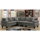 Rhian - Gray - Sectional L Shape Sofa - Ornate Home