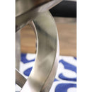 Roxo - Silver & Black - 5pc Dining Set - Ornate Home