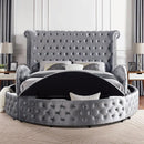 Sansom - Gray - Eastern King Storage Bed - Ornate Home