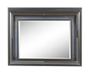 Sawyer Metallic Gray Mirror (LED) - Ornate Home