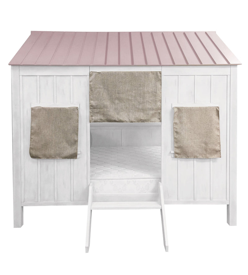 Spring Cottage White & Pink Full Bed - Ornate Home