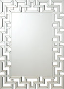 Aliza - Silver - Frameless Wall Mirror - Ornate Home