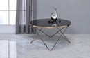 Valora - Champagne & Black Glass - Coffee Table - Ornate Home
