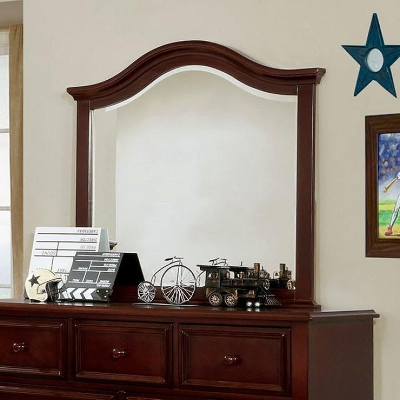 Olivia Dark Walnut Mirror