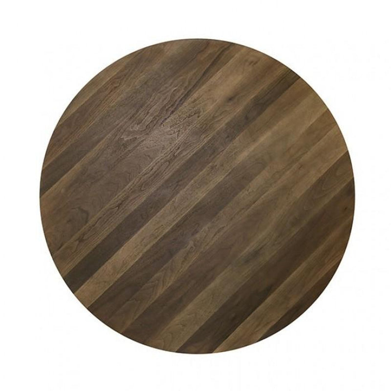 Marina I Walnut/Dark Chocolate 5pc Dining Room Set