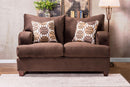 Wessington - Chocolate - Stationary Sofa & Loveseat - 2pc - Ornate Home