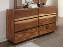 Winslow - Smokey Walnut & Coffee Bean - Drawer Dresser - Ornate Home