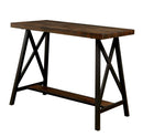 Lainey Weathered Medium Oak & Black Counter Height Dining Table